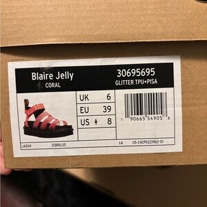 Dr.Martens Coral Blaire Jelly Sandals